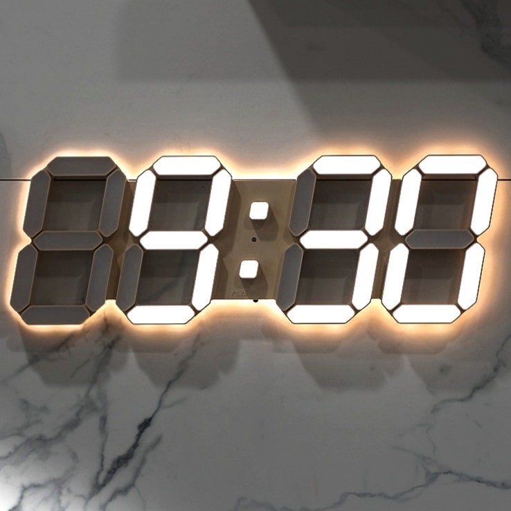 플라이토 무드 백라이트 3D LED 벽시계 38cm, 거실 설치 전 확인할 점