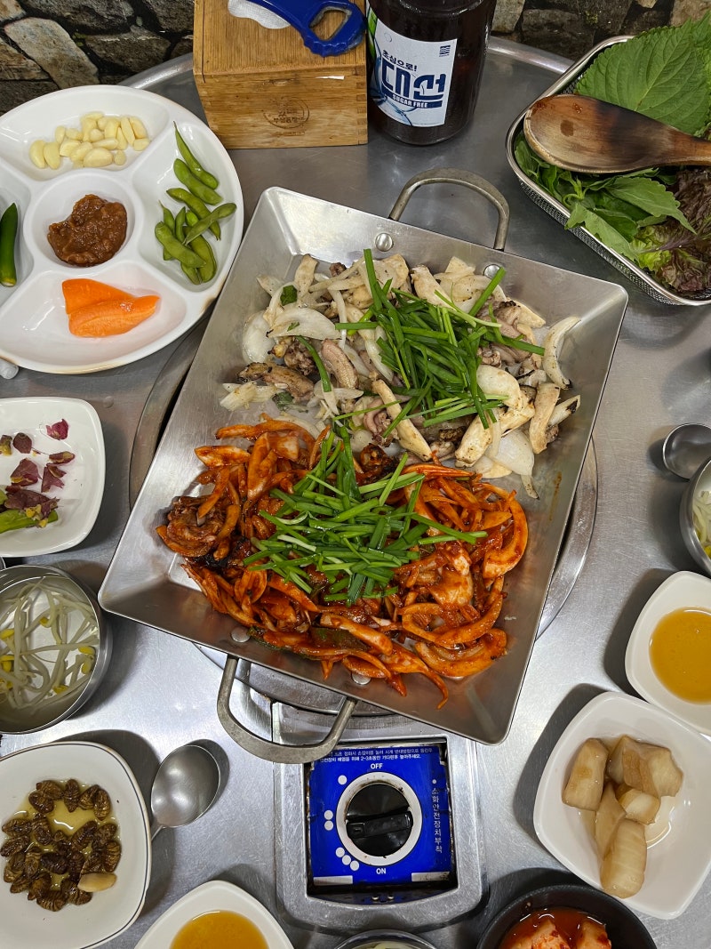 부전시장 연탄직화 초벌 꼼장어구이 맛집 원조기장산곰장어 부전본점