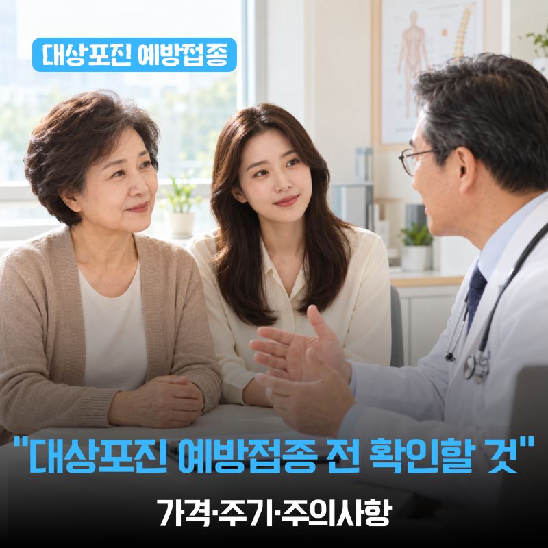 "대상포진 예방접종 전 확인할 것" 가격·주기·주의 사항