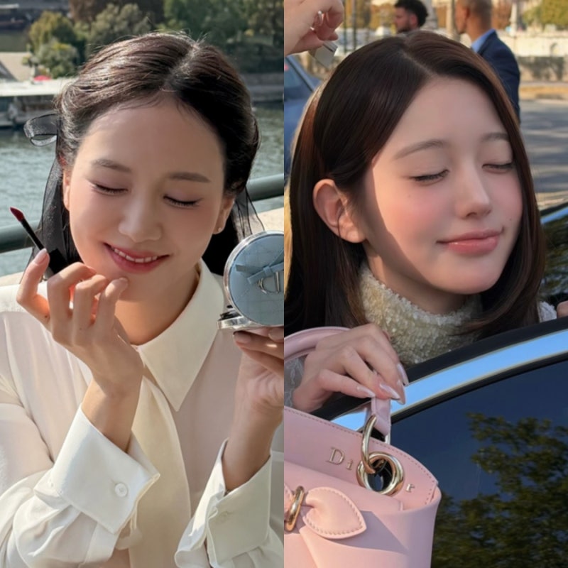공주님 무드 꽉 채운 장원영·지수 디올 패션