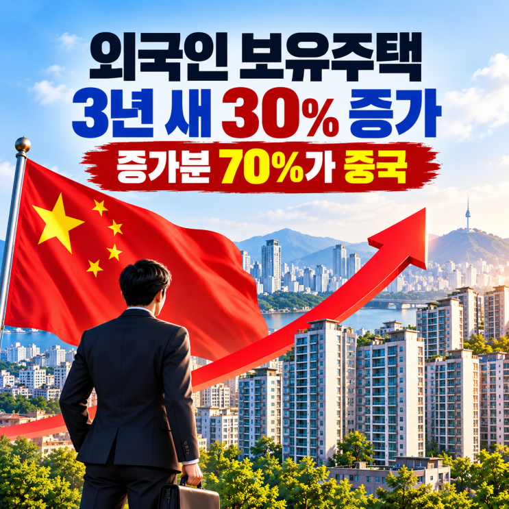 외국인 보유<b>주택 증가</b> 정말 공정한가? <b>중국인</b> 보유 아파트 폭증