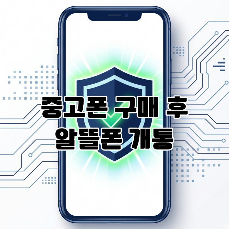 중고폰 구매 후 알뜰폰 개통, 주의해야 할 점은?
