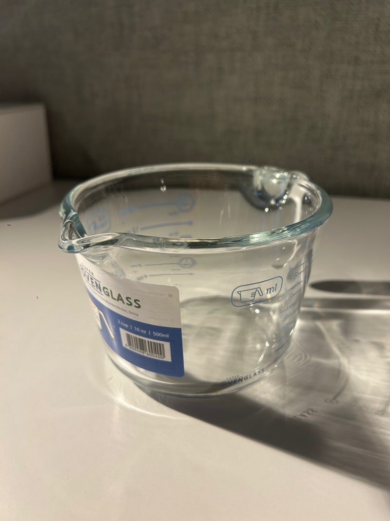 수퍼오븐글라스 내열유리 계량컵 500ml 초콜릿 만들 때 써본 쿠팡 내돈내산 후기