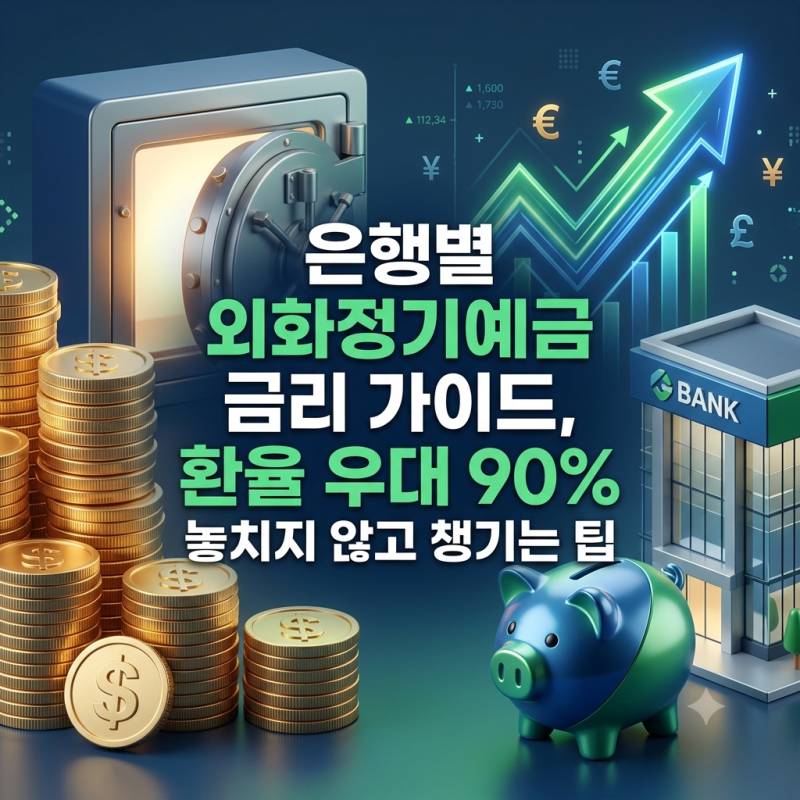 2026년 10월 달러 통장 금리 비교 및 은행별 외화예금 추천 가이드