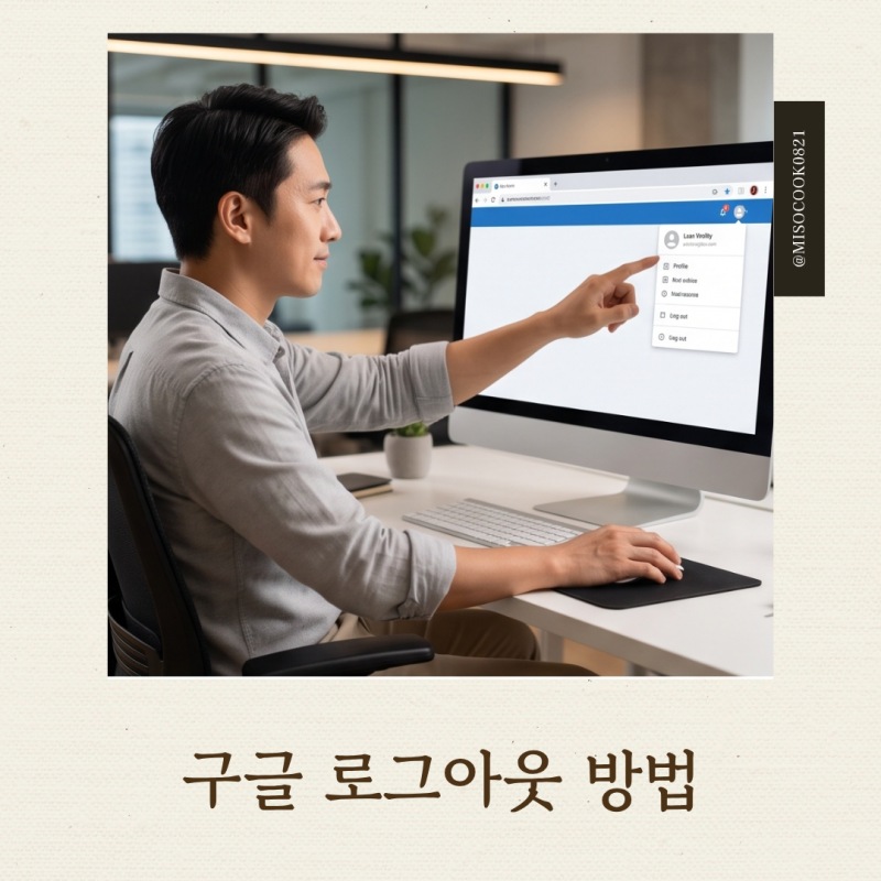 구글 로그아웃 방법 : PC 브라우저부터 모바일 계정 삭제 꿀팁