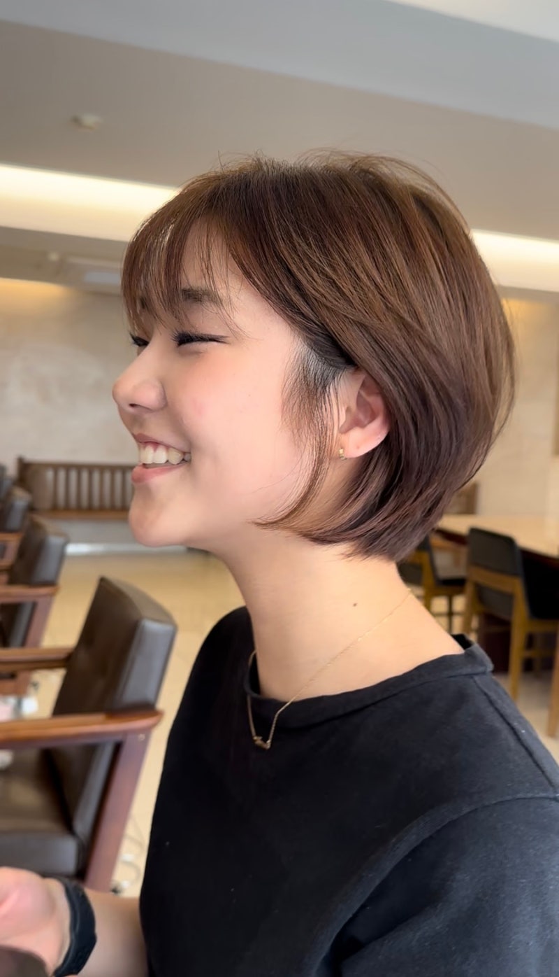 50~60대 단발, 레이어드를 했는데 머리끝이 자꾸 뻗는다면 이유가 있습니다