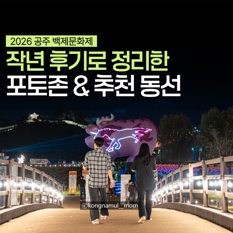 2026 공주 백제문화제 미리보기! 작년 후기로 정리한 공산성 미디어아트 캔들라이트 추천 동....