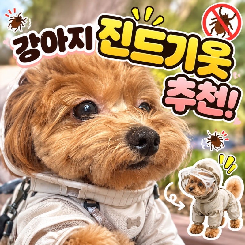가을 강아지 산책 진드기 걱정된다면? 진드기 방지옷 직접 입혀봤어요