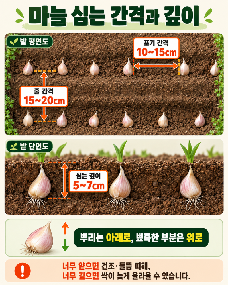 마늘 심는 시기 언제일까? 중부·남부 지역별 파종 방법