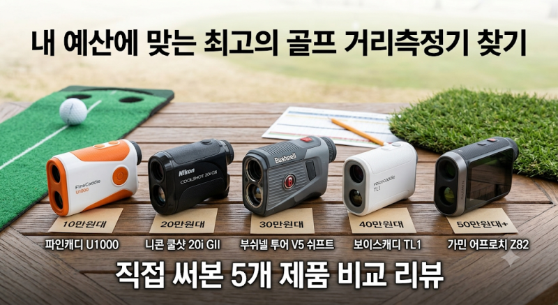 골프 거리측정기 10만원대부터 50만원대까지