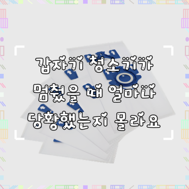 퓨어퍼스트 밀레 C3 청소기 먼지봉투, 써보니 이런 점이 좋았어요