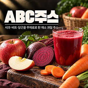 ABC주스 효능 7가지 만드는 법 비율 부작용