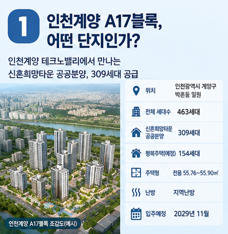 LH 인천계양 A17블록 신혼희망타운 309호 공급 청약부터 입주까지 총정리