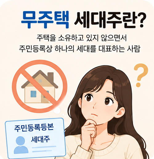 무주택 세대주란? 세대분리·전입신고 전에 알아둘 점