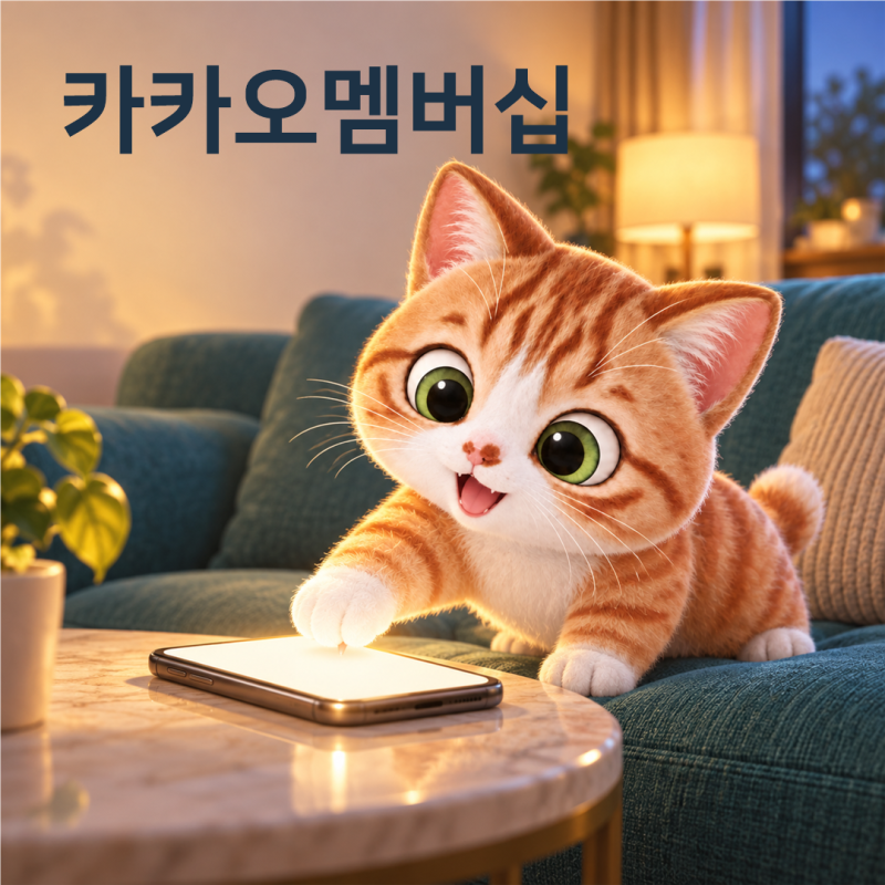 [카카오멤버십] 6%는 최대, 주식 선물은 첫 가입 1회