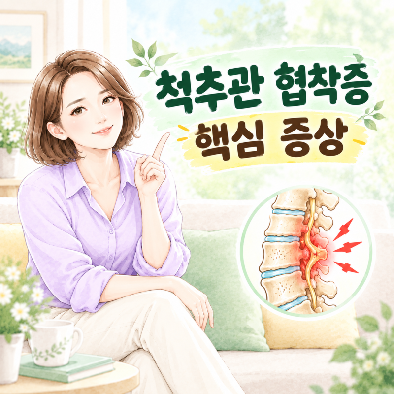 걸으면 다리 저리고 쪼그려 앉으면 편하다? 척추관 협착증 핵심 증상
