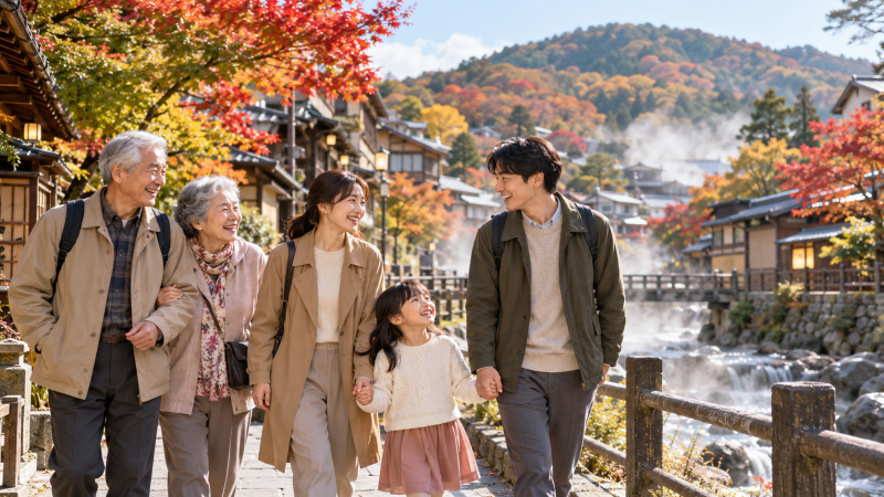 부모님 모시고 후쿠오카 2박3일 패키지｜힐튼·유후인·온천까지 가족여행 추천