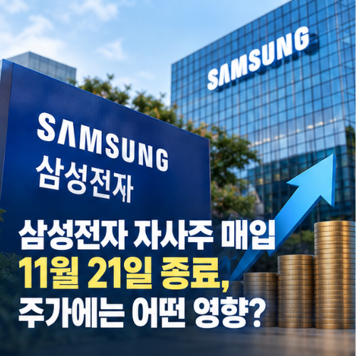 삼성전자 자사주 매입 11월 21일 종료, 주가에는 어떤 영향?