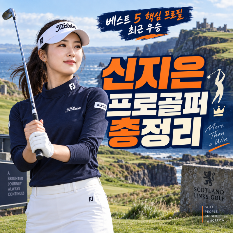 신지은 프로골퍼 베스트 5 핵심 프로필과 최근 우승 총정리