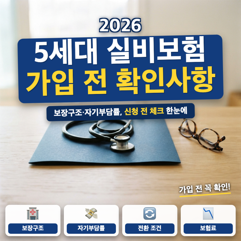 5세대 실비보험 가입 총정리 (+ 중증 비중증 특약, 전환 3개월 복귀)