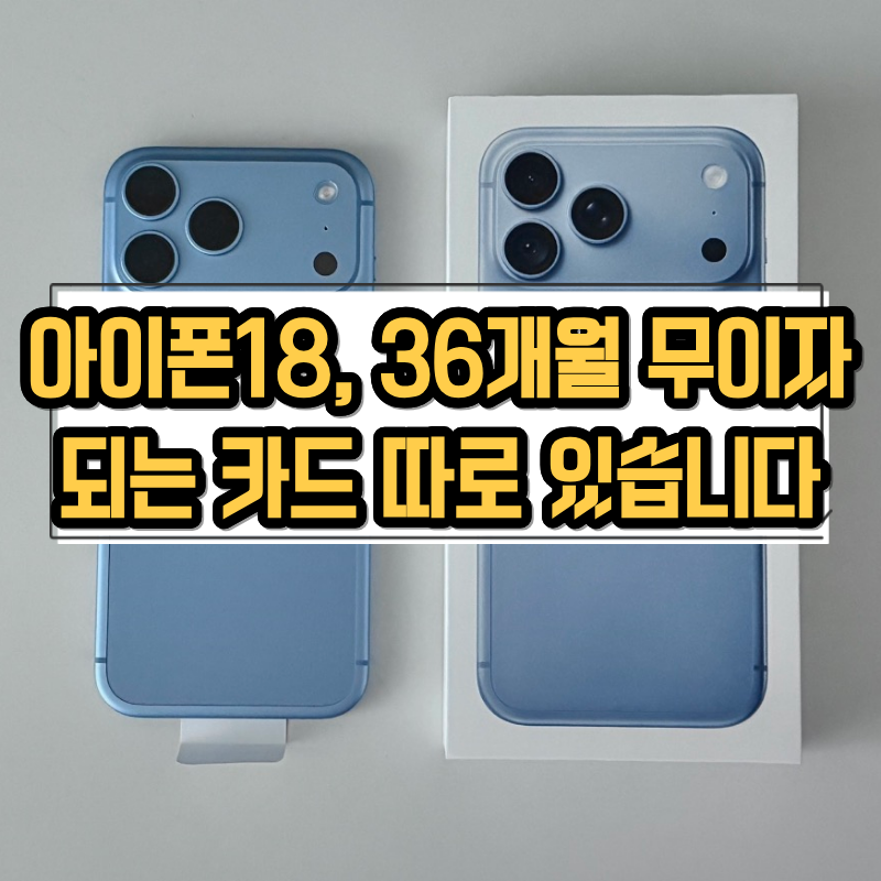 아이폰18 카드 할인 카드사별 총정리, 최대 144만원 아끼는 조합은?