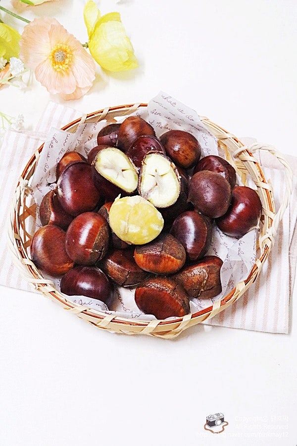 밤 찌는법 찌는시간 포슬포슬 맛있는 밤 찌는방법