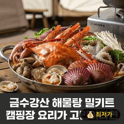 금수강산 해물탕 밀키트, 캠핑장 요리가 고민이라면