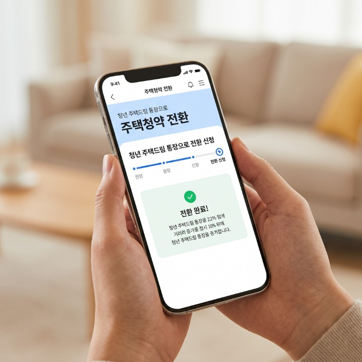 기존 주택청약 전환 방법 총정리: 납입횟수 인정 여부, 비과세 조건, 이자 혜택 TOP 3