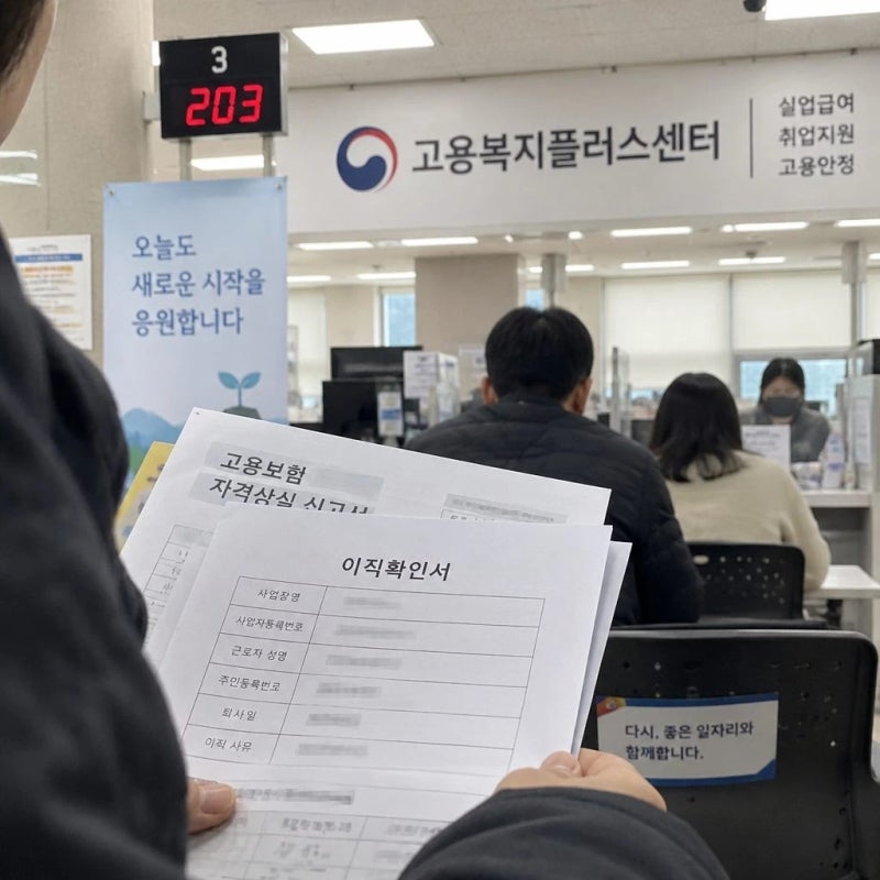 퇴사 후 실업급여 신청 순서 한눈에 보기
