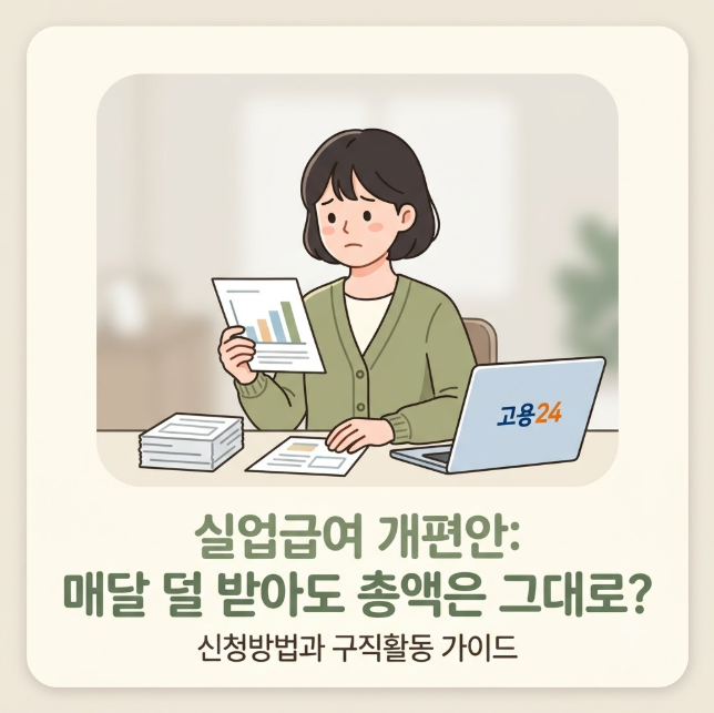 실업급여 신청 방법·금액·구직활동, 조건 바뀌었나 알아봤더니