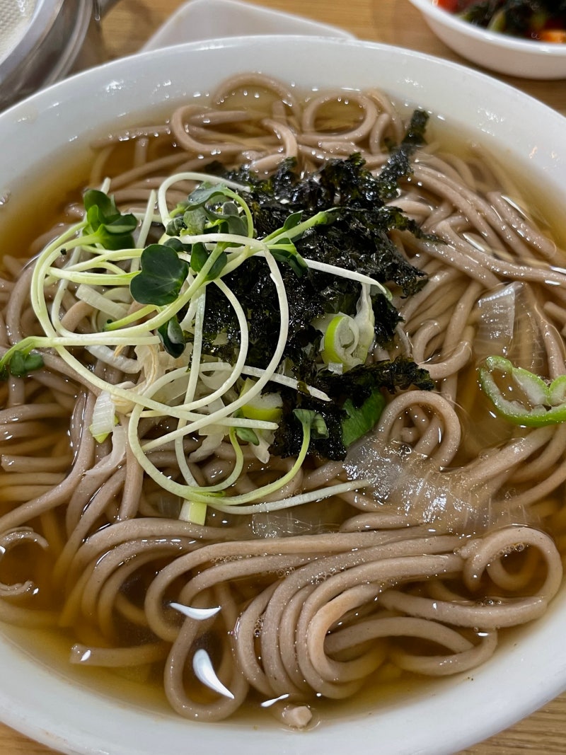 봉평 생각나서 찾은 서촌 메밀국수 맛집, 활짝핀메밀 경복궁역점