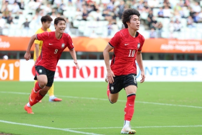 한국 축구 4회 연속 금메달까지 한 걸음 이민성호, 일본과 아시안게임 결승
