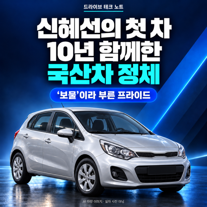 신혜선이 10년 탄 첫 차는? ‘보물’이라 부른 국산 소형차