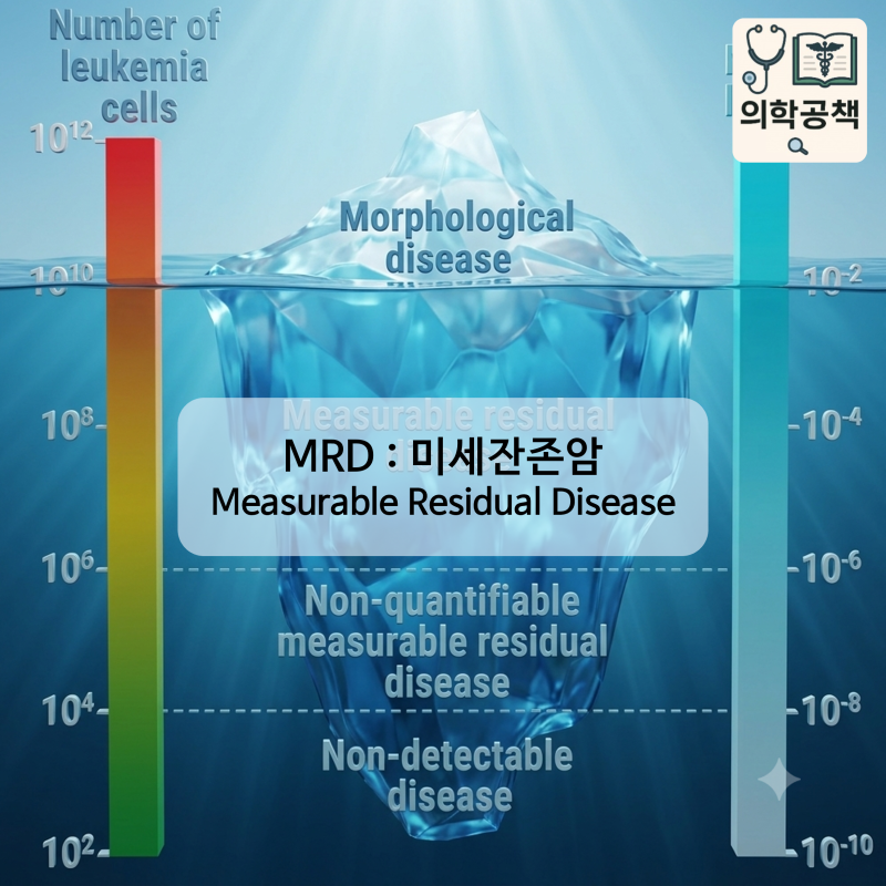 [종양] 몸에 남은 미세한 암세포까지 잡아내는 '미세잔존암' 검사법. MRD : Measurable Residual Diseas....