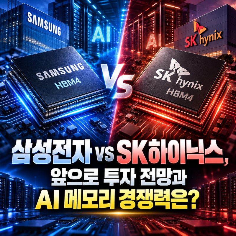 삼성전자 vs SK하이닉스, 앞으로 투자 전망과 AI 메모리 경쟁력은?