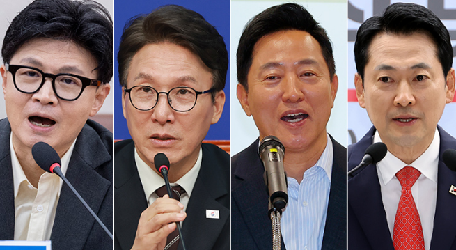 한동훈 18.1%·김민석 15.2%…차기 대통령 적합도 조사에서 드러난 지지층 차이