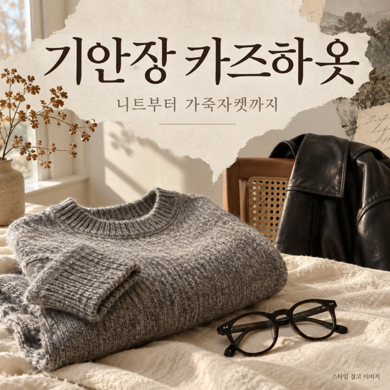 기안장 카즈하 옷 니트 정보는? 가디건·후리스·가죽자켓까지 총정리
