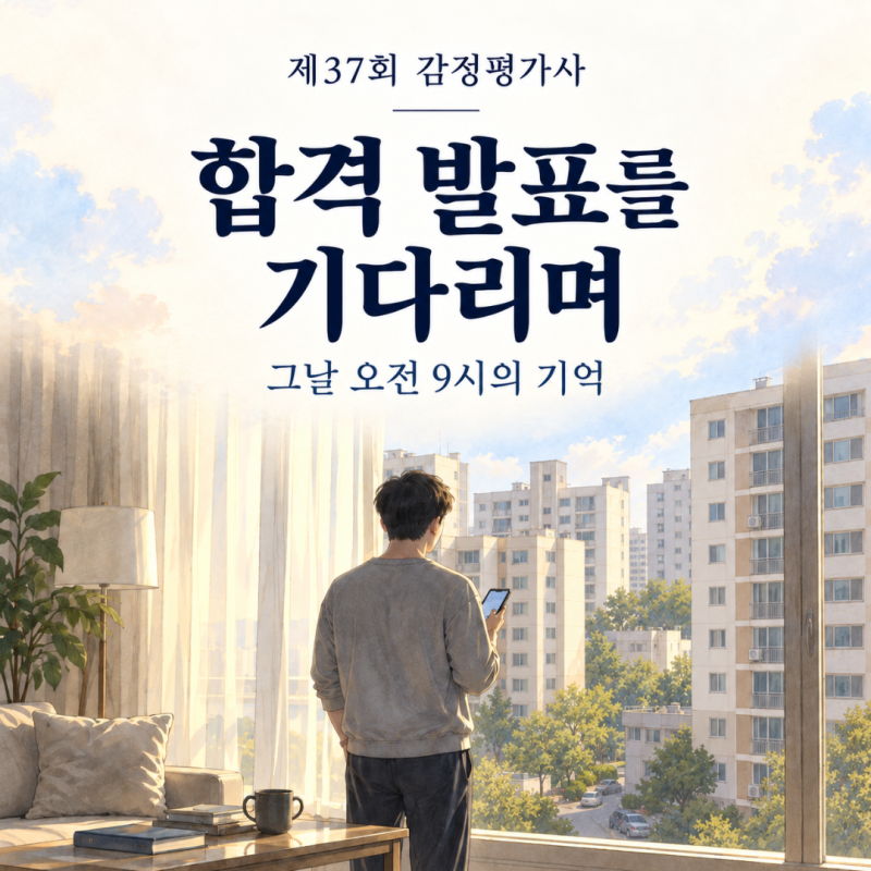 제37회 감정평가사 최종합격 발표 임박(2026년 10월 21일). 떠오르는 그날의 기억