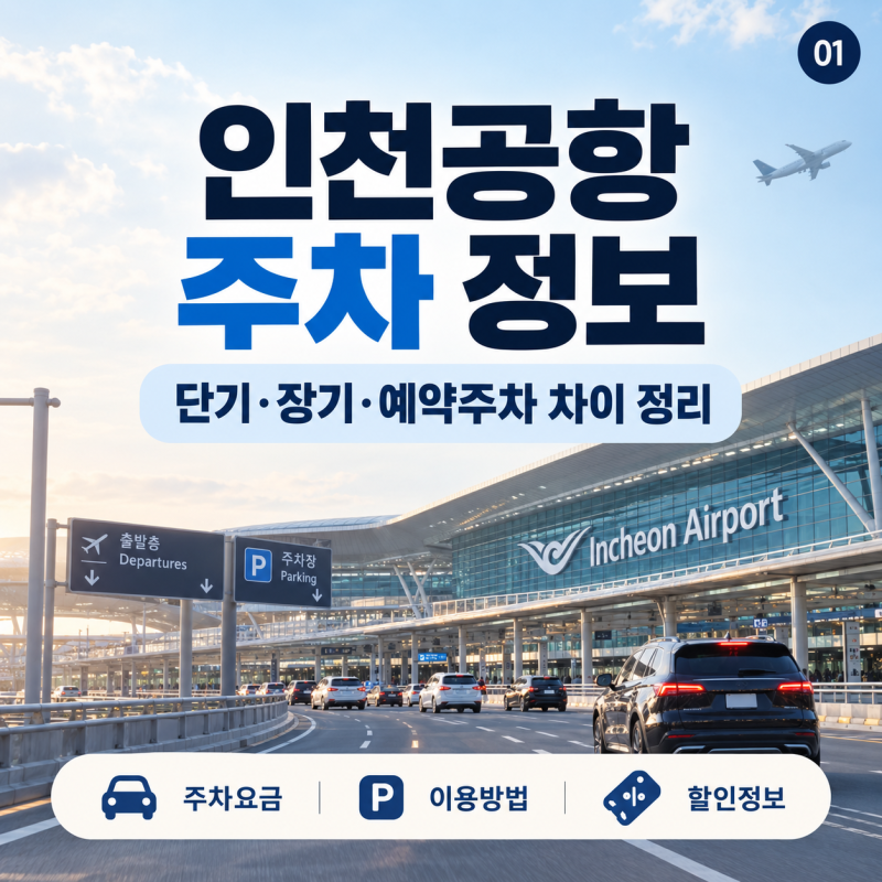 인천공항 주차 정보｜단기·장기·예약주차장 요금과 며칠 주차할 때 비용