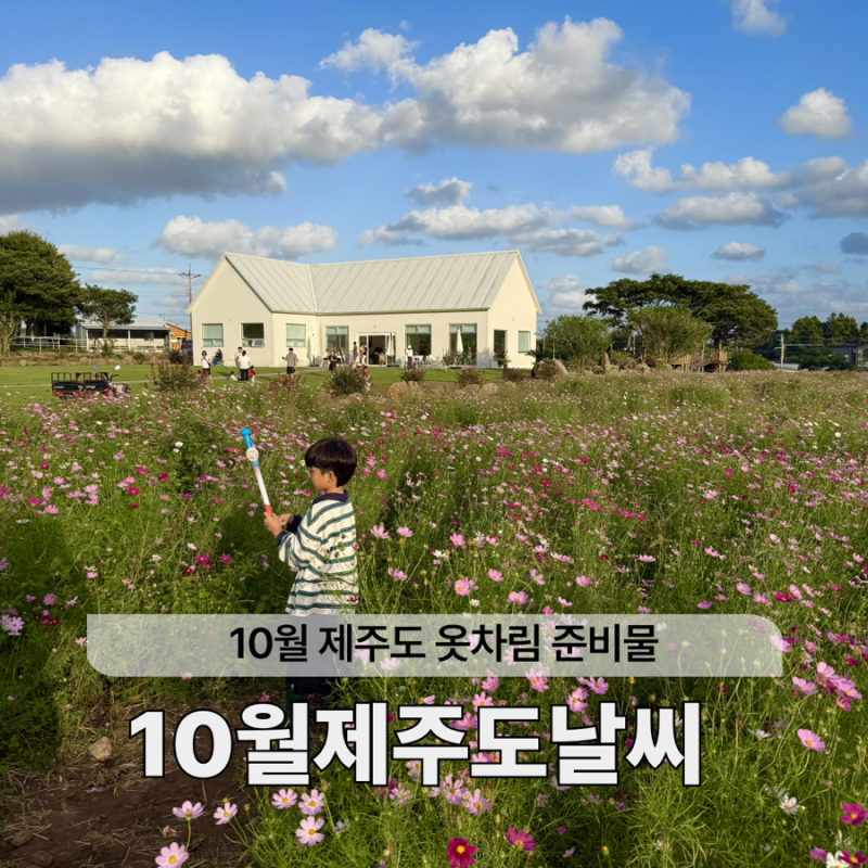 2026년 10월 제주도 날씨 옷차림 아이와 제주여행 준비물 총정리