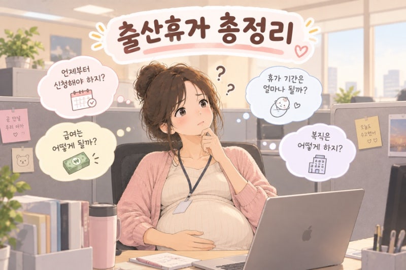 출산휴가(출산전후휴가) 총정리, 90일·120일 기간부터 220만원 상한까지