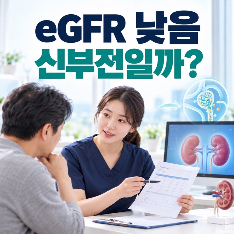eGFR 낮으면 신부전일까? 크레아티닌 정상이어도 확인할 검사