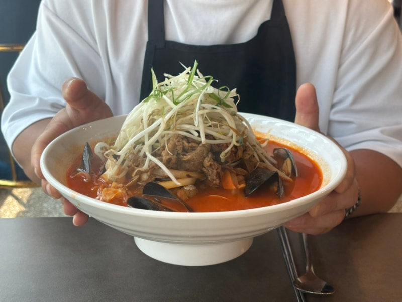 용인 기흥 상갈동 경기도어린이박물관 근처 맛집 황제바지락짬뽕