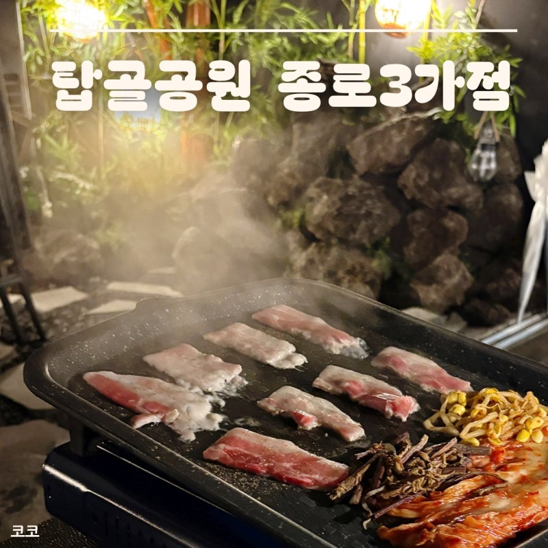 탑골공원 근처에서 찾은 제대로 된 야장, 종로3가역 냉동삼겹살 맛집 :)