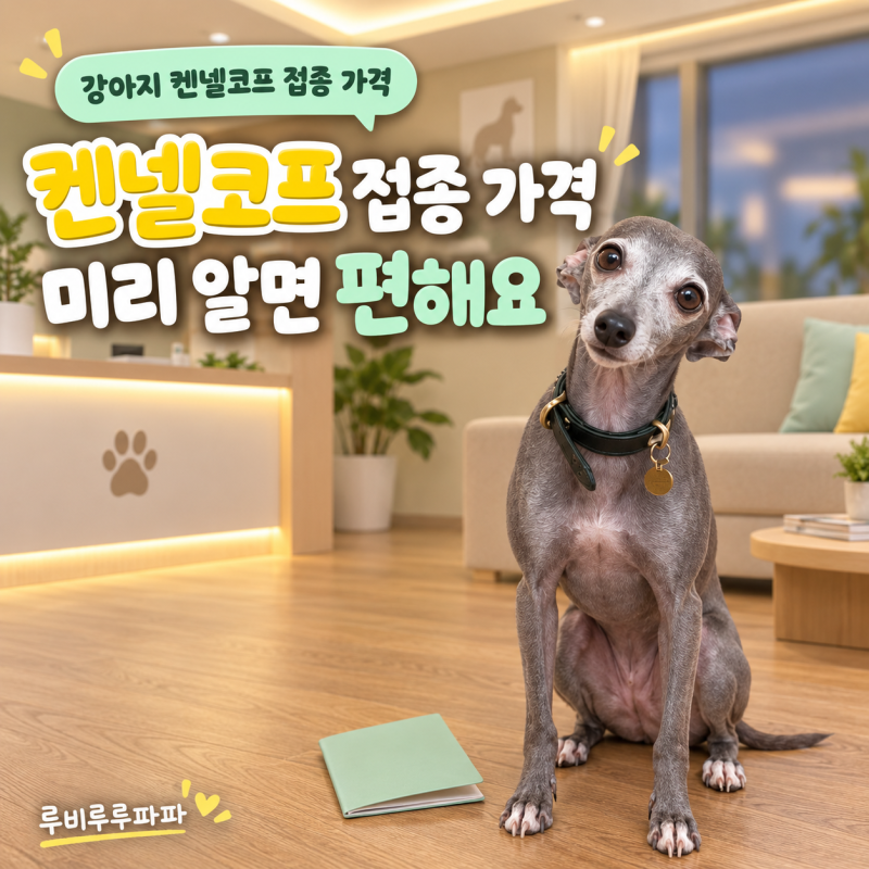 강아지 켄넬코프 접종 가격, 미리 알아두면 편해요