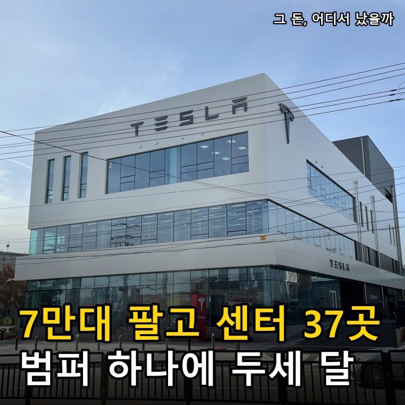 “범퍼 하나에 두세 달?” 테슬라 서비스센터 37곳, 7만대 팔고 이게 맞나요?
