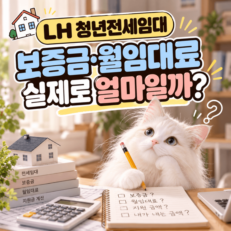 LH 청년전세임대 보증금·월임대료 얼마? 실제 비용 계산해보기