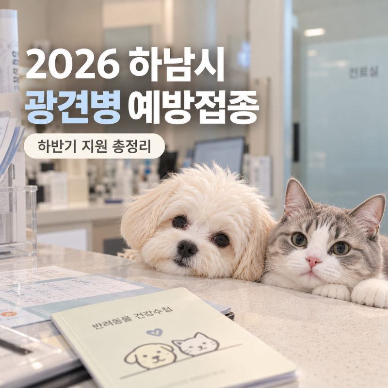 하남시 국가광견병 예방접종 우리 아이도 지원될까? 백신·접종병원 총정리