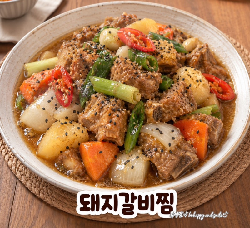 편스토랑 지승현 어머니 돼지갈비찜 레시피 압력솥으로 부드럽게 만드는 돼지갈비