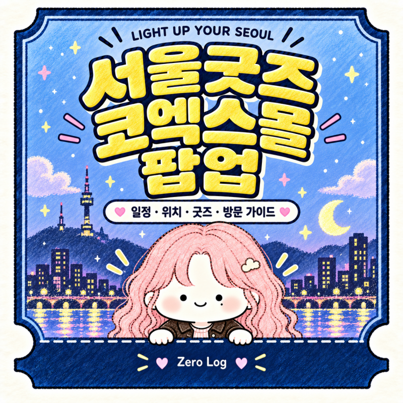 서울굿즈 코엑스몰 팝업, 10월 7일까지! 일정·예약 확인·굿즈·주차 정리